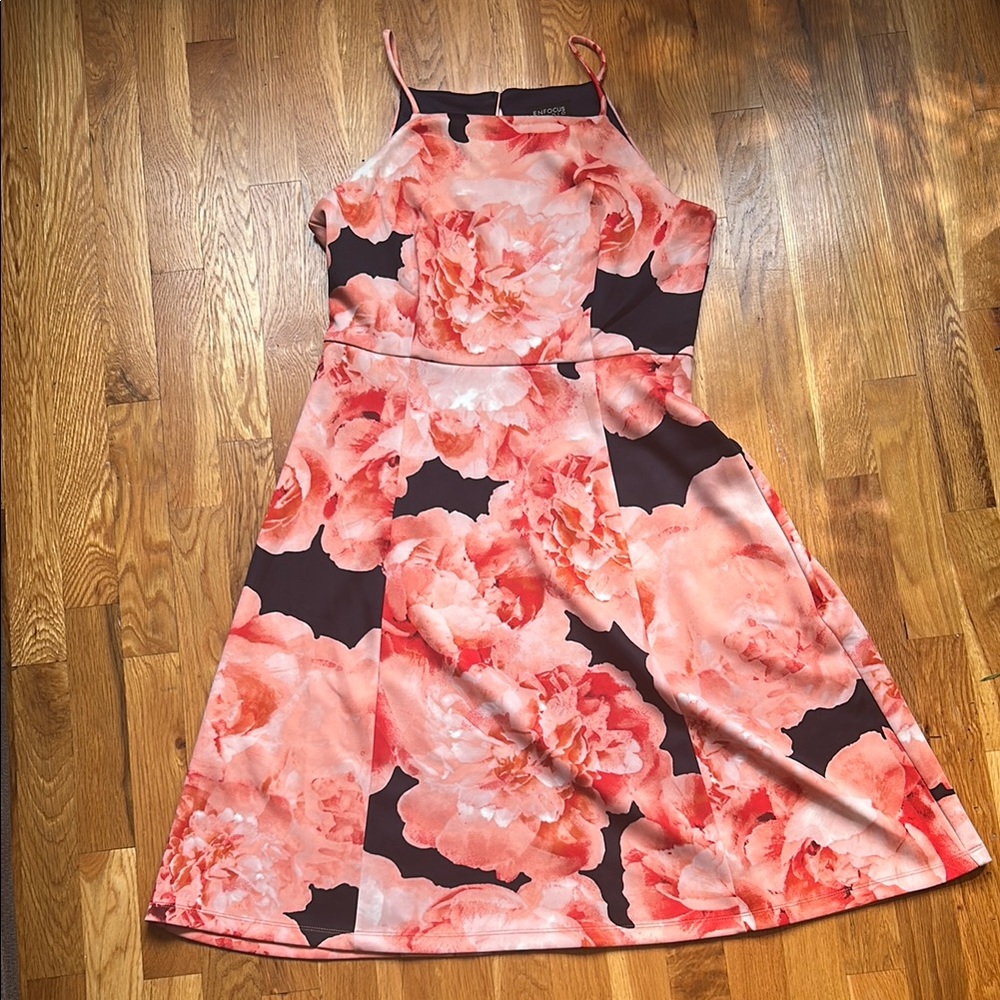 Enfocus Studio Pink Spaghetti Strap Sundress